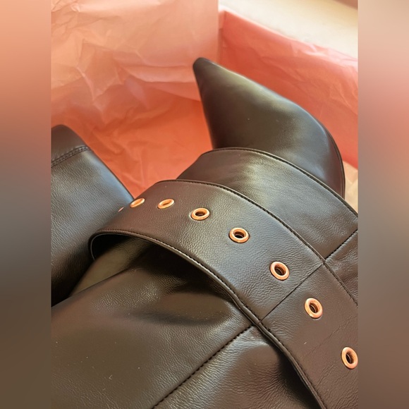 Ingiliz Mia 06 Black Smooth Leather Boots - Picture 8 of 10